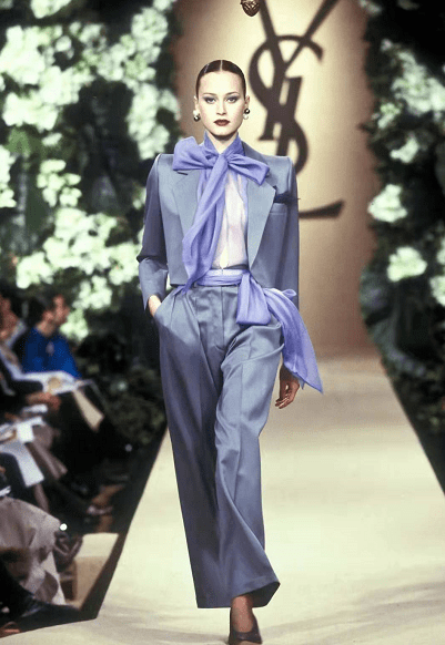 高定|跟着YSL高定学西装搭配准没错!收腰剪裁经典大气,让优雅融进生活