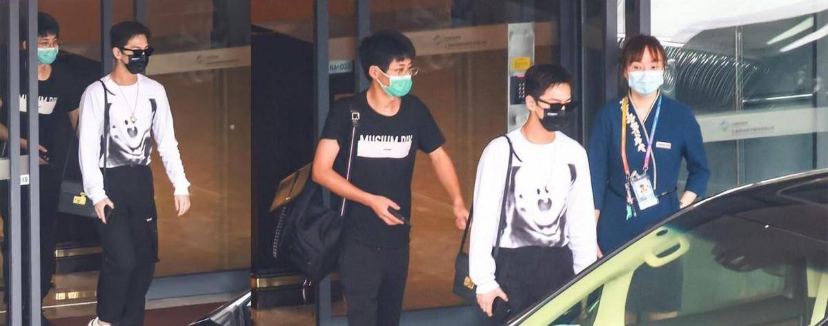 设计|杨洋头发短点挺精神的，T恤塞进工装裤，穿得精致又潇洒