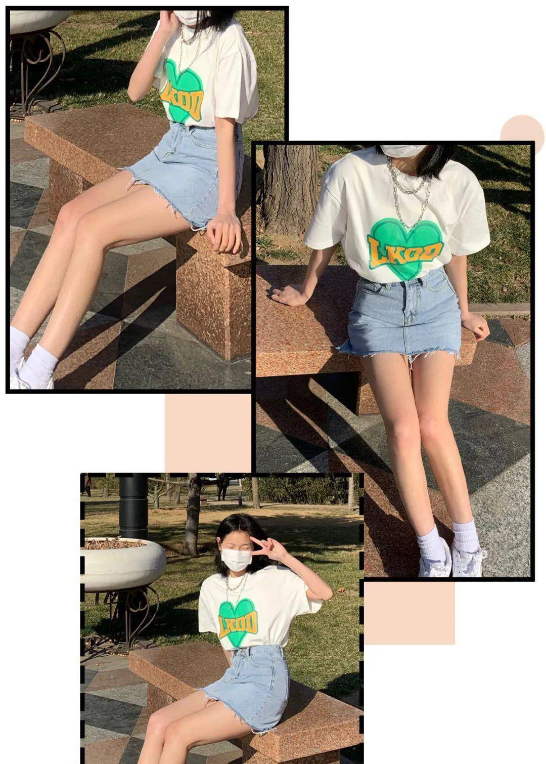 星人|“T恤+半裙”=王炸cp!太洋气显瘦了!