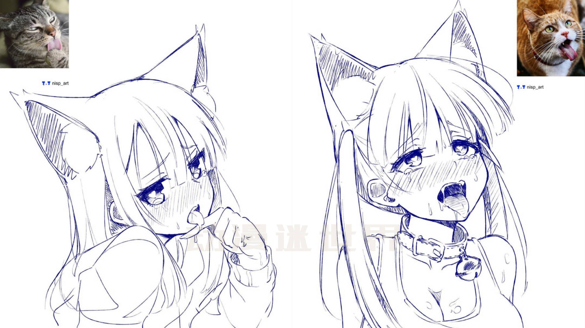 猫娘图片简笔画图片