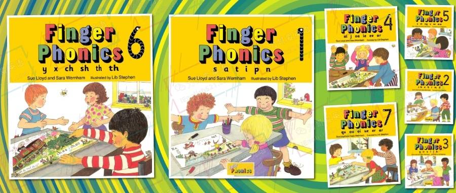 Pdf 视频 儿童启蒙自然拼读的教材jolly Finger Phonics 1 7 Letter