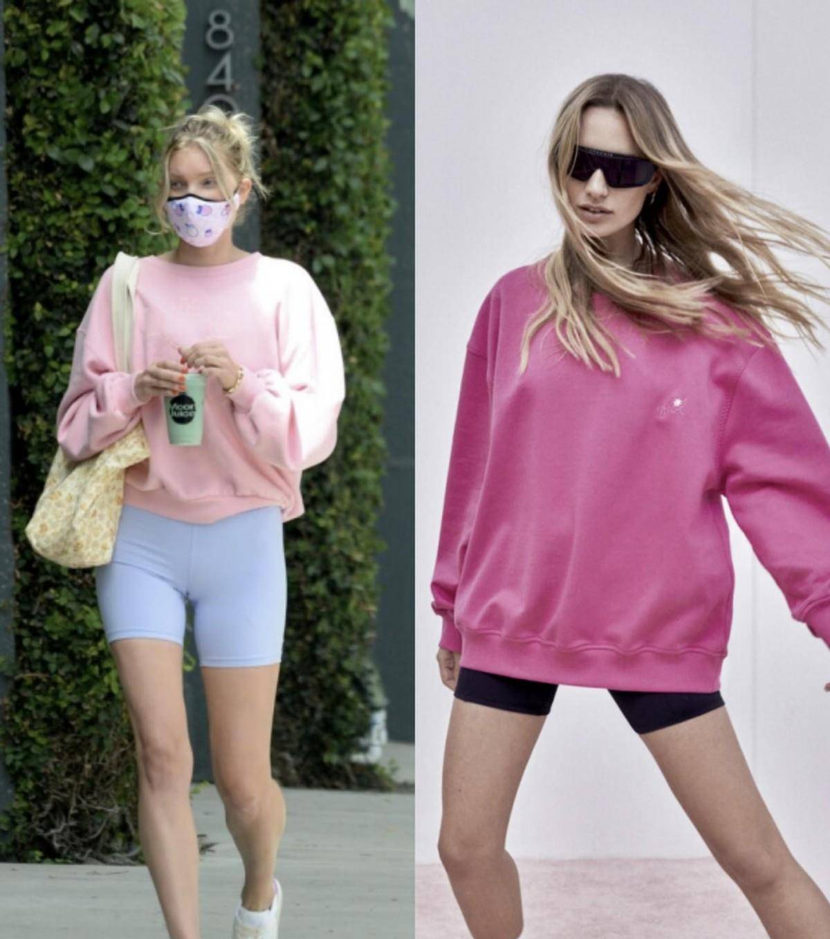 进行|入秋了,衣柜里的卫衣拿出来穿吧,加上短裤更时髦,秀出大长腿