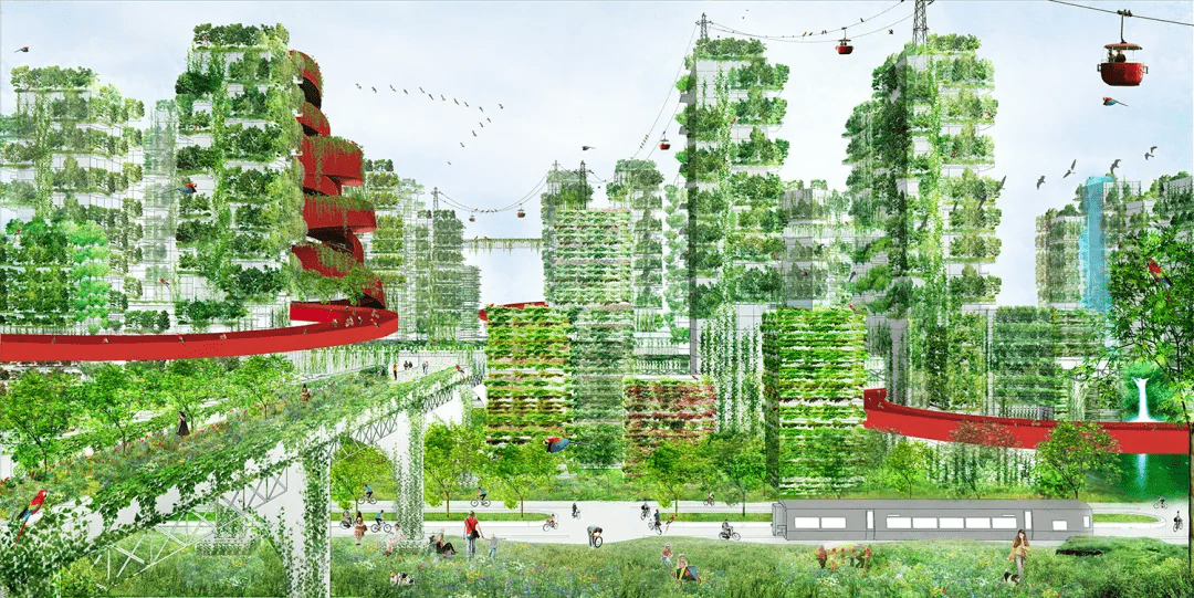 PP电子 游戏城市如何森林化？建筑师博埃里最新建筑模型出炉(图2)