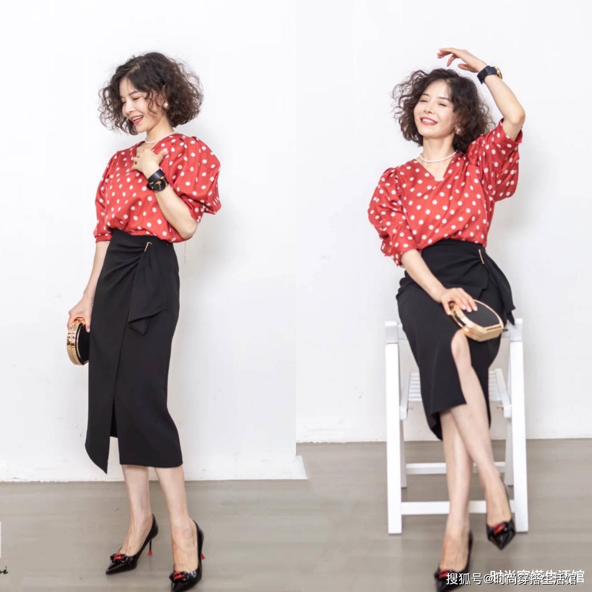 颜色|会穿的女人不显老！跟着这位50+学穿搭，普通衣服也能穿出高级感