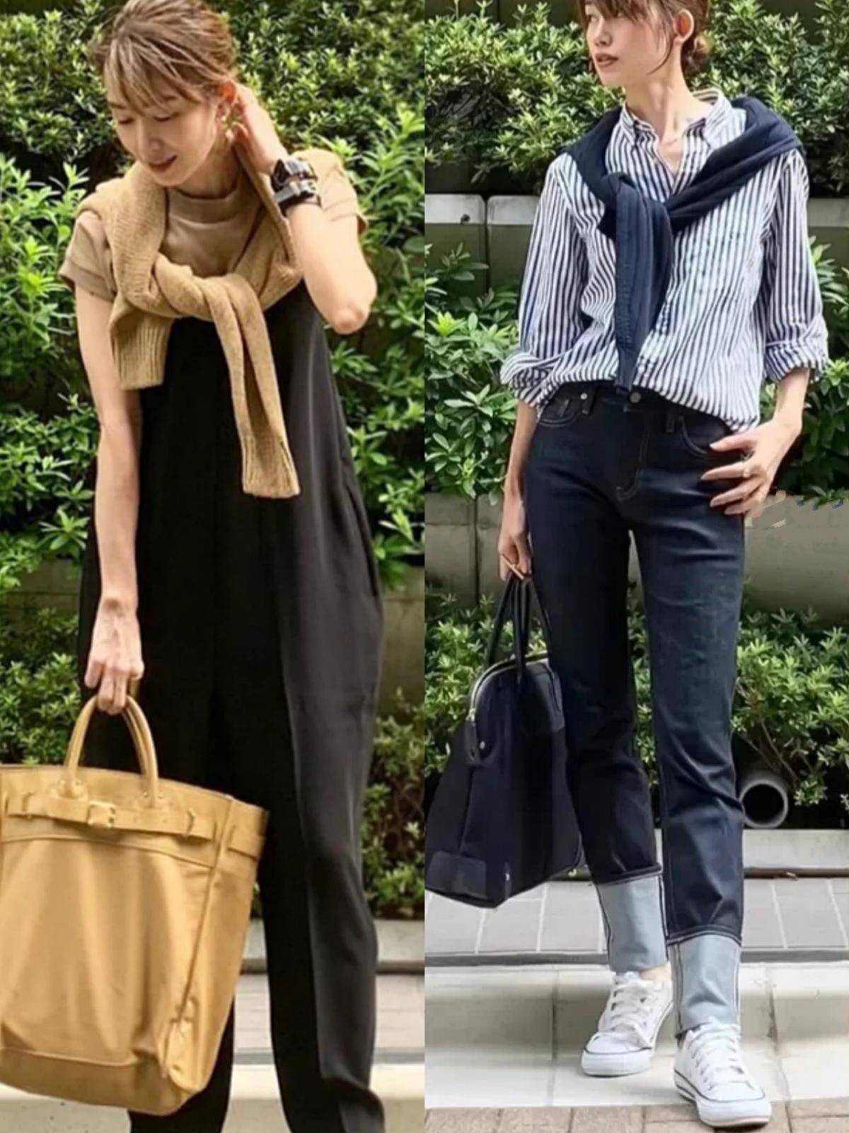 长袖|入秋后50岁女人别穿得太老气,学日本主妇这样搭,舒适又有女人味