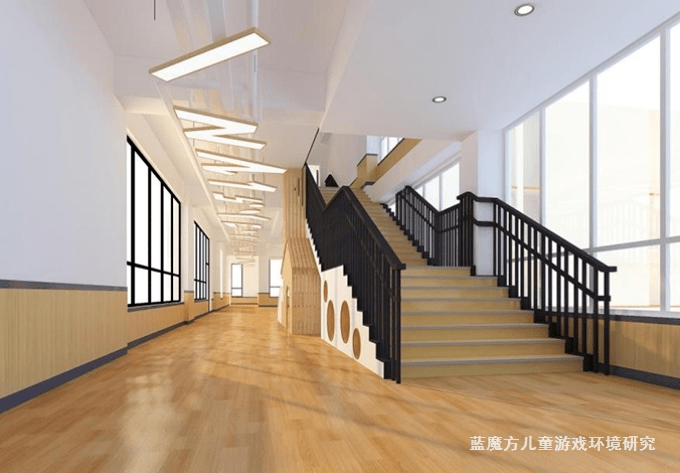 幼儿园的走廊有那些必须的"讲究"?_设计
