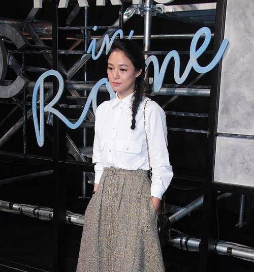 大气|周韵还是无修图好看，看着更加的大气，穿黑裙一点都不显老