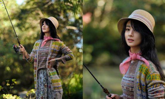 服装|赵丽颖真是越来越有妈妈样了，长裙配复古帽子，很有柔情年代感