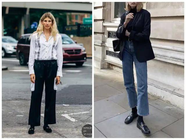 袜子|乐福鞋有新搭法啦！快来时髦告别老寒腿