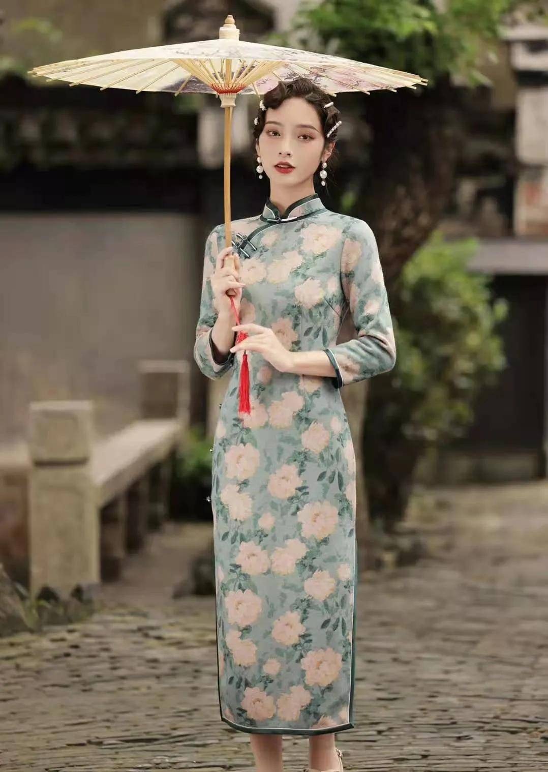 身材|高腰旗袍的好处，不要跟着潮流或者随着大众，如何给你的美丽加分