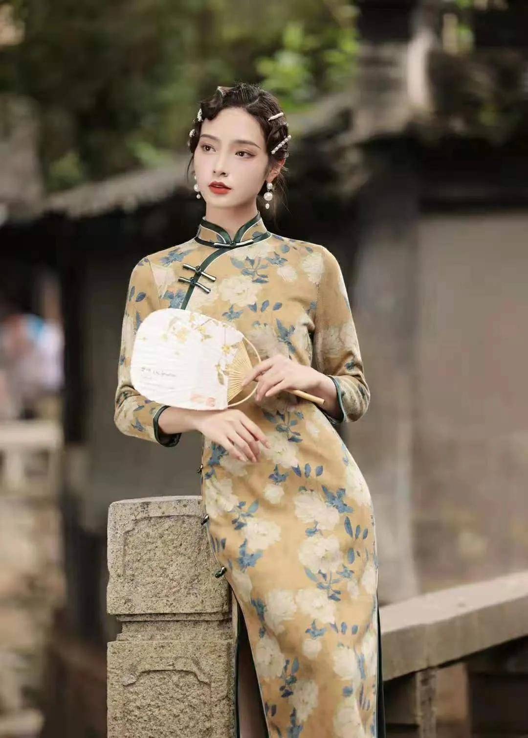 身材|高腰旗袍的好处，不要跟着潮流或者随着大众，如何给你的美丽加分