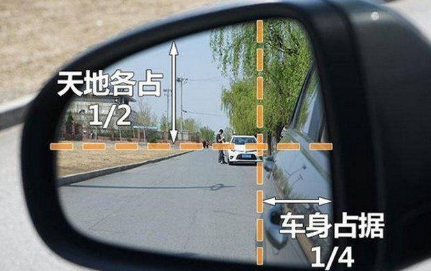 汽车后视镜调到什么位置最好调后视镜技巧图解