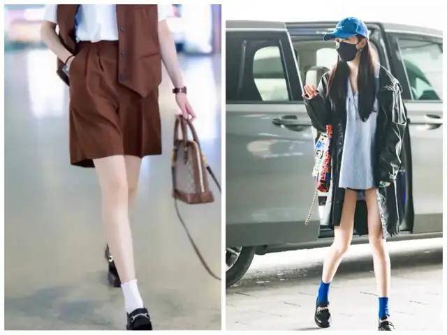 袜子|乐福鞋有新搭法啦！快来时髦告别老寒腿