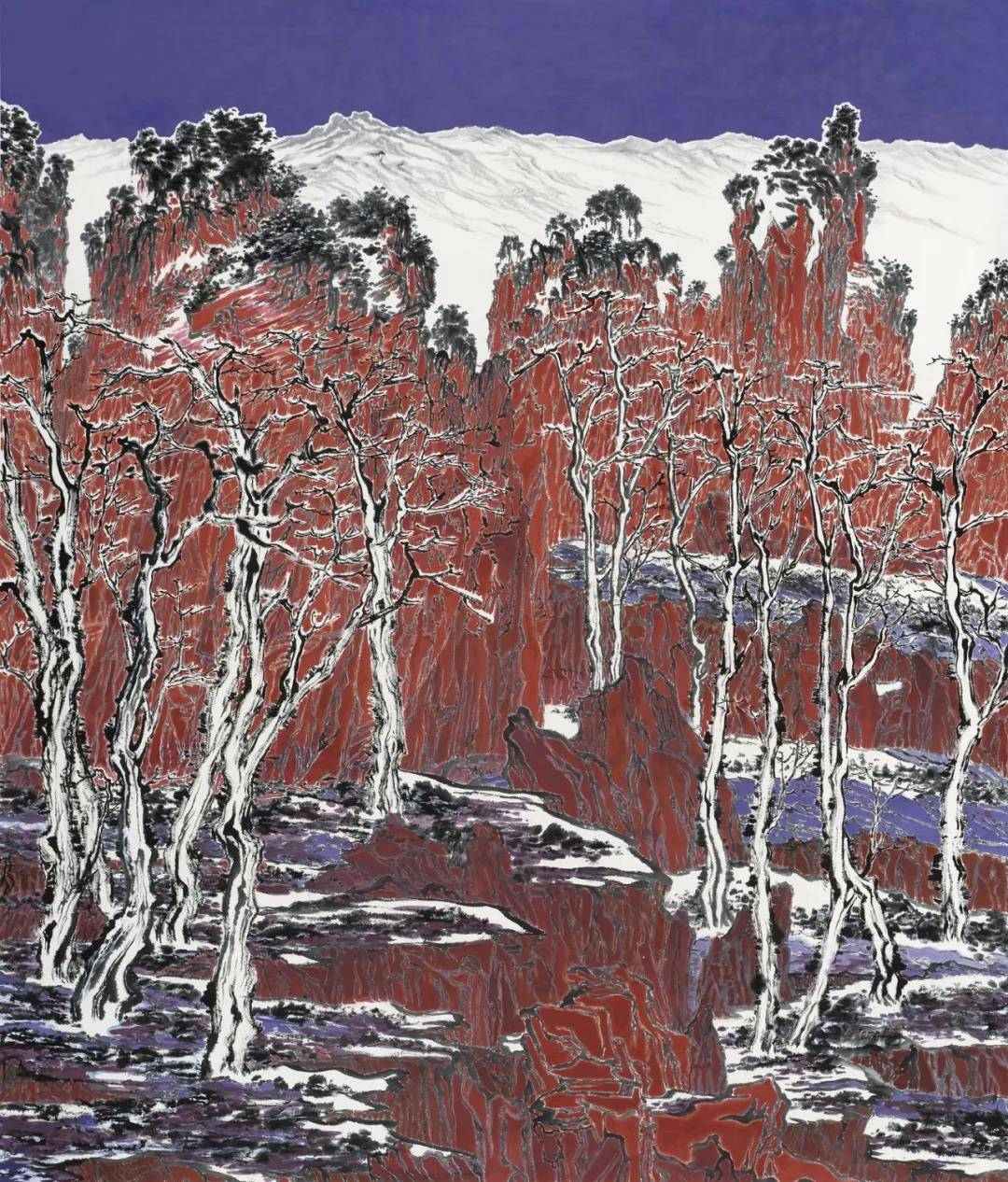 沈胄丨第十八届齐文化博览会暨民间收藏展画美山东当代名家作品展