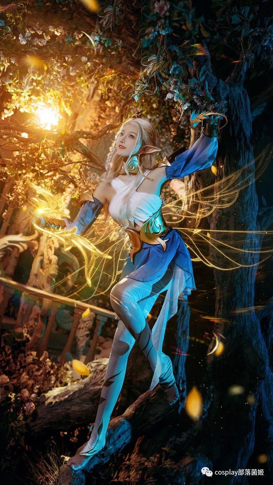 cos：王者荣耀腿子精灵艾琳cos正片@露兒大魔王，抱回家