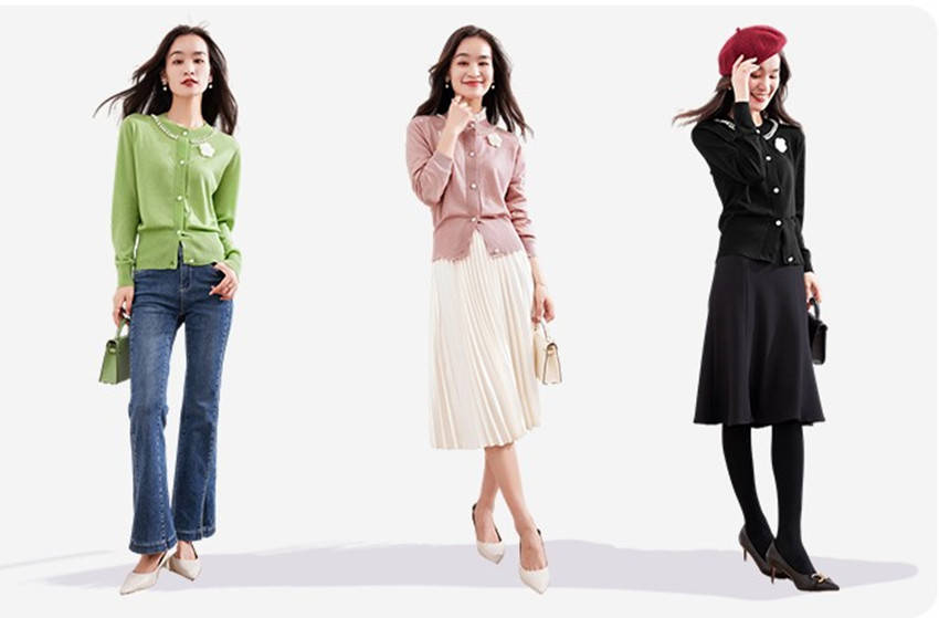 设计|学唐艺昕半身裙配上针织衫,混搭出时髦的美感,穿出属于自己的美