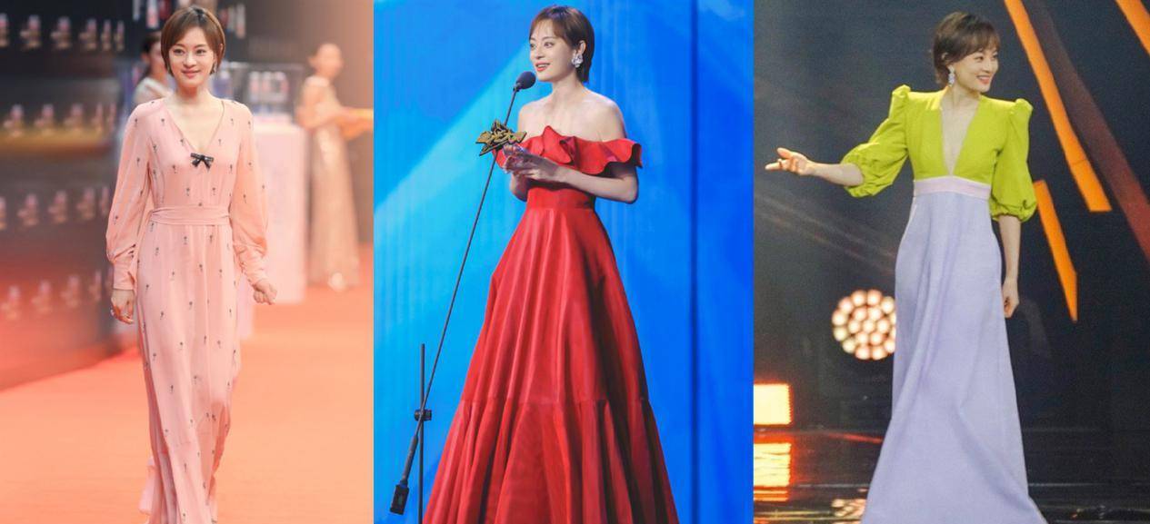 色彩|39岁孙俪被美到了，罕见透视蕾丝裙像29岁，老戏骨依旧是少女身材