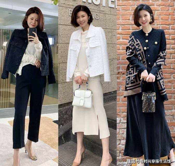 配饰|中年女人秋天如何抢占c位,这18套简约风穿搭示范,减龄气质满分