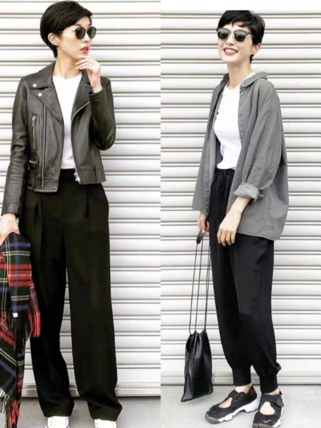 黑色|秋季裤装“穿长不穿短”，这四款正受宠，50岁女人轻松穿出好气质