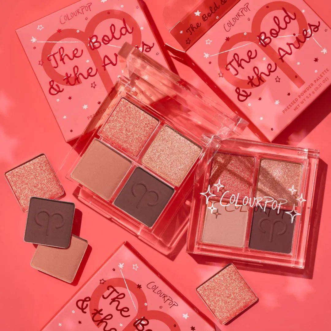 盘带|你的星座是什么色彩？colourpop星座四色眼影盘带你找到幸运专属色~