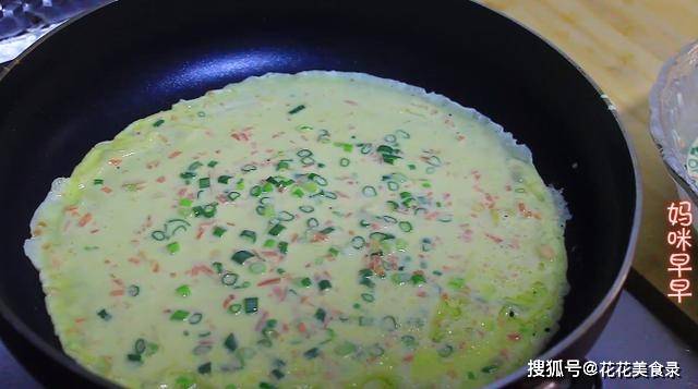 包子|早餐饼最快速的做法,筷子一搅,10分钟出锅,比包子油条还好吃