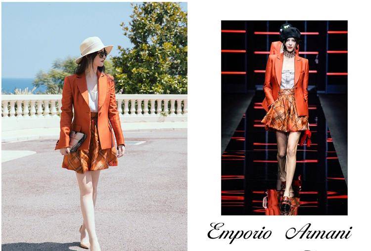 魅力|刘亦菲再现“西装杀”！一袭黑色西服撑伞漫步海边，网友：超美