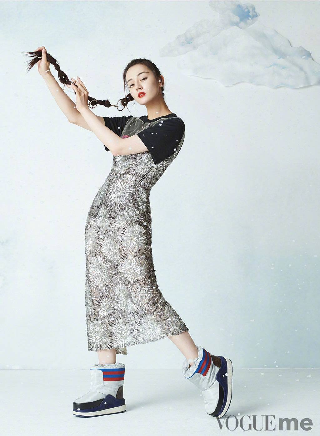 迪丽热巴|28岁迪丽热巴成熟魅惑，异域风情面孔，演绎不一样的时尚大片！