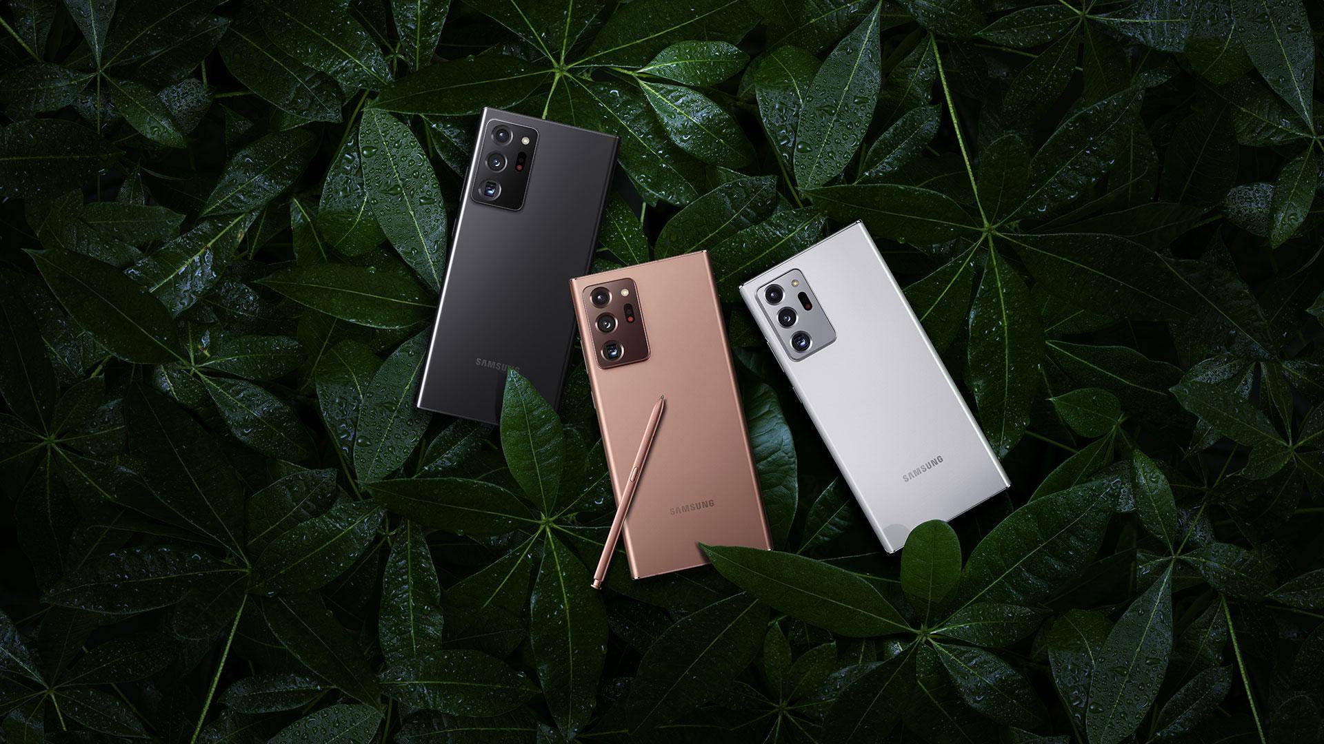 以三星galaxy note20 ultra为例,其延续了之前产品的设计理念,近乎