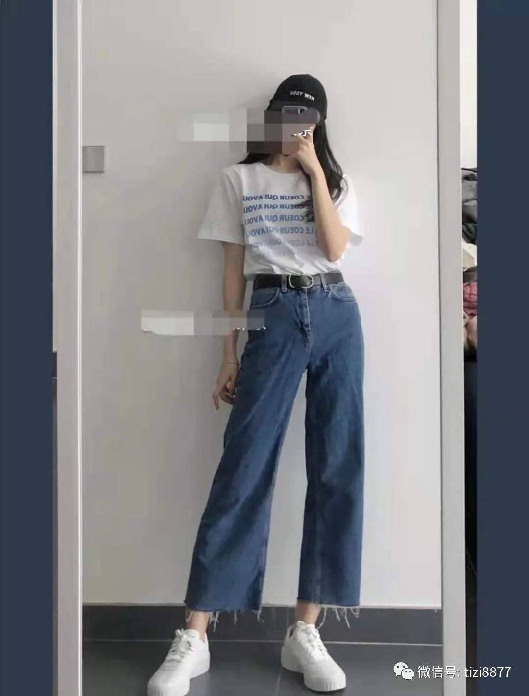 设计|九分阔腿裤怎么搭配上衣和鞋子