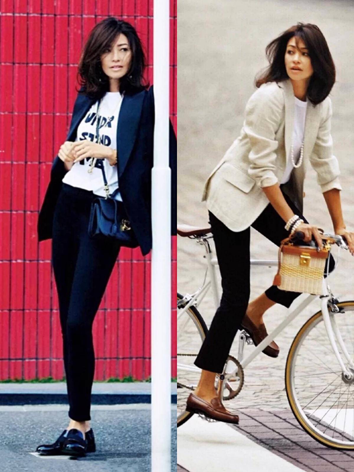 职场|优雅女性人手几双的乐福鞋,春季这么搭魅力十足,关键舒适不挑人