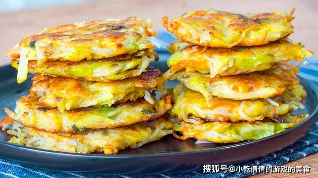 红薯|懒人早餐饼,5分钟烙1盘,食材简单味道不一般,张张焦香劲道