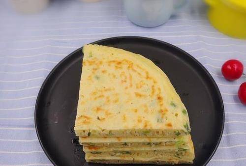 葱花|夏季养生早餐葱花发面饼