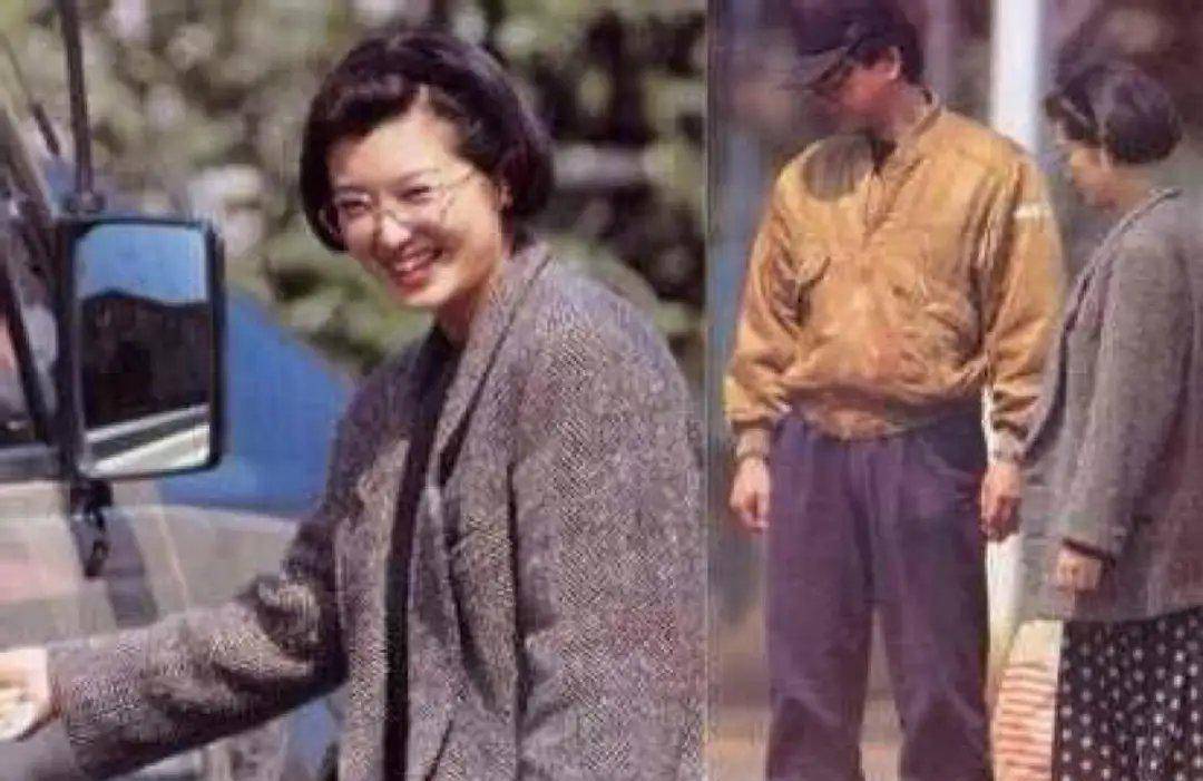 细节|带娃时的山口百惠也是洋气人，微胖时穿裙子，美的贤淑清丽