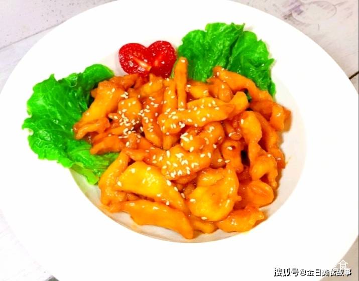 步骤|糖醋鸡胸肉，口感外酥里嫩