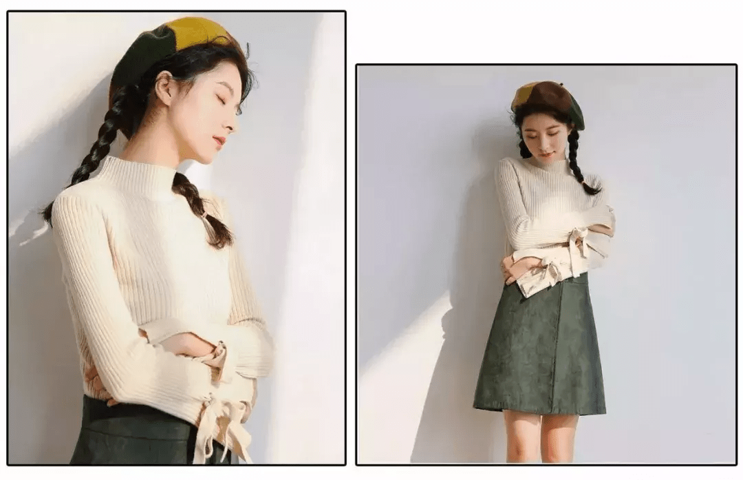 条纹|初秋针织衫，舒服百搭显气质，上身直男斩