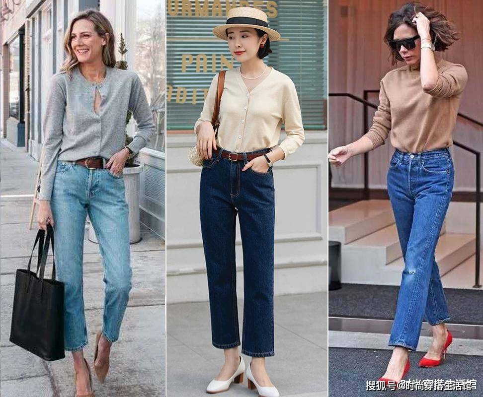 身材|换季别着急买买买，一件“针织衫”搞定所有搭配，简单大方有气质