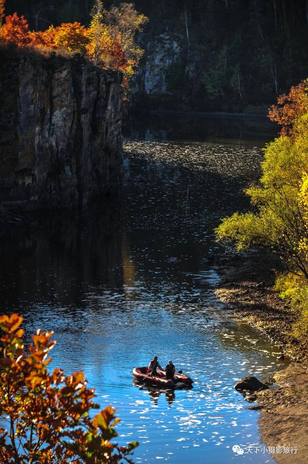 中国东极中俄边境小兴安岭秋色