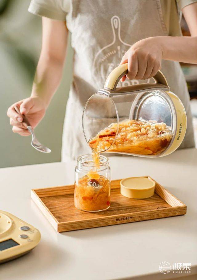 玻璃|把厨房放进“壶”里！蒸炖煮一机搞定，堪称上班族养生神器