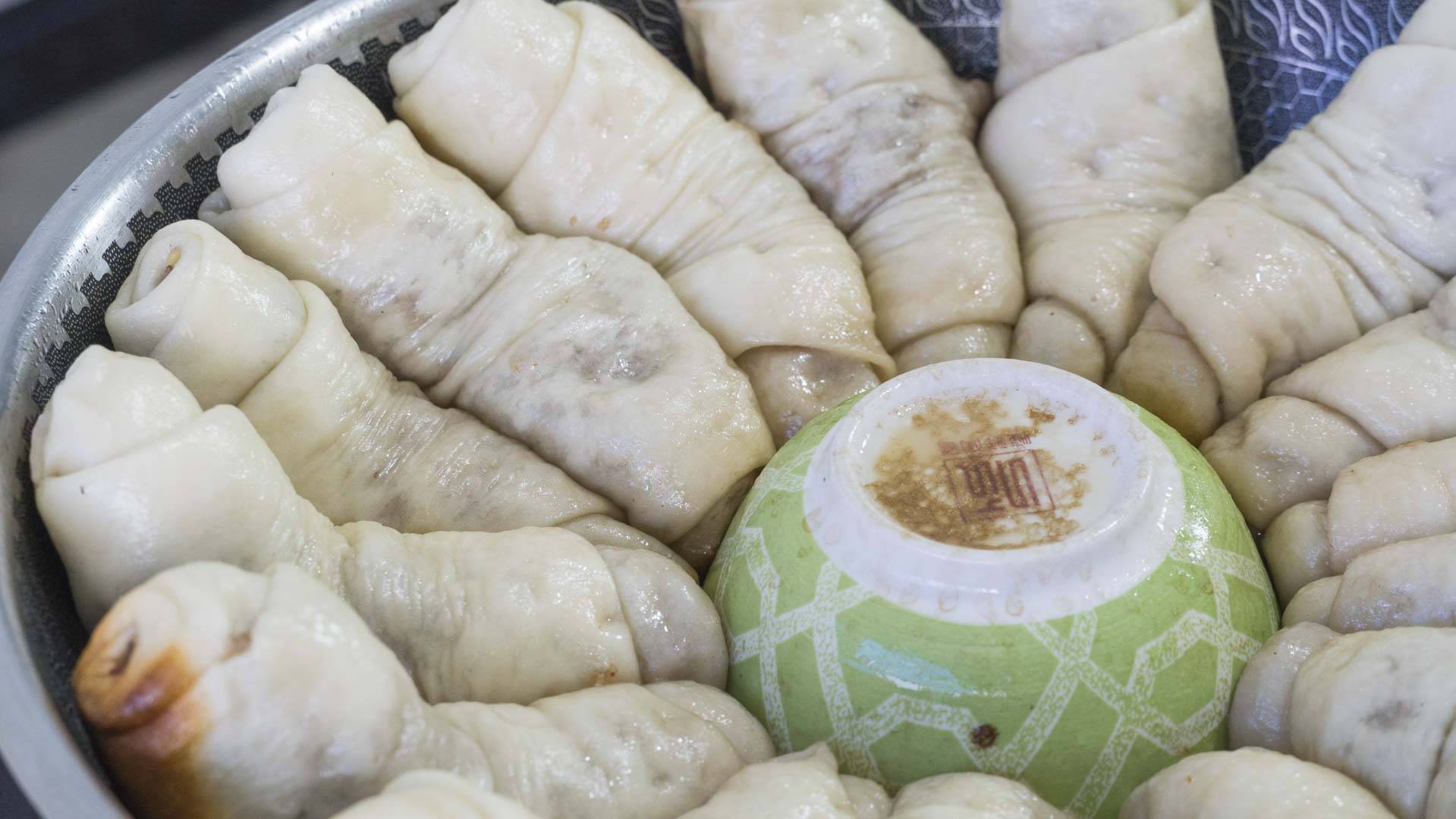 面团|营养早餐锅贴的做法!口感奇妙!回味无穷!