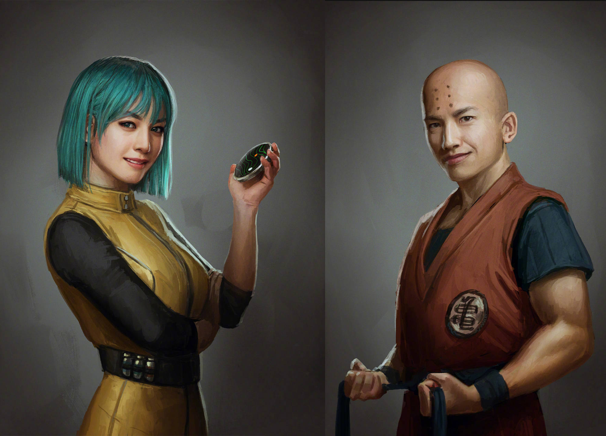 《龙珠》真人版画风,悟空很可爱,悟饭和比克有点老,布尔玛漂亮_写实