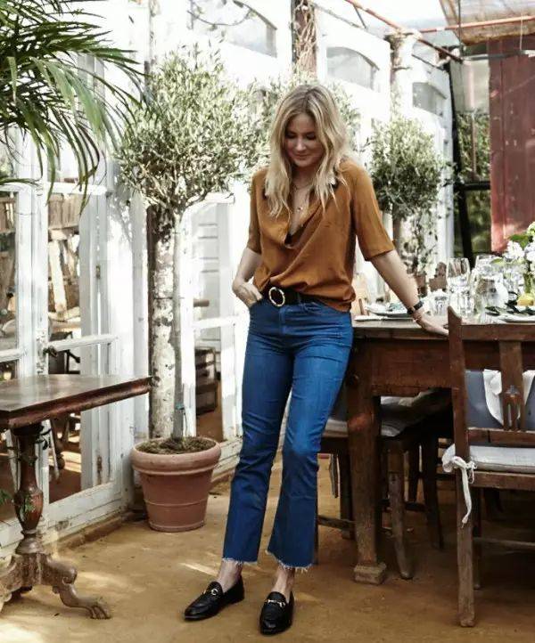 视觉|时尚穿搭 | 9分裤+平底鞋=早秋绝配