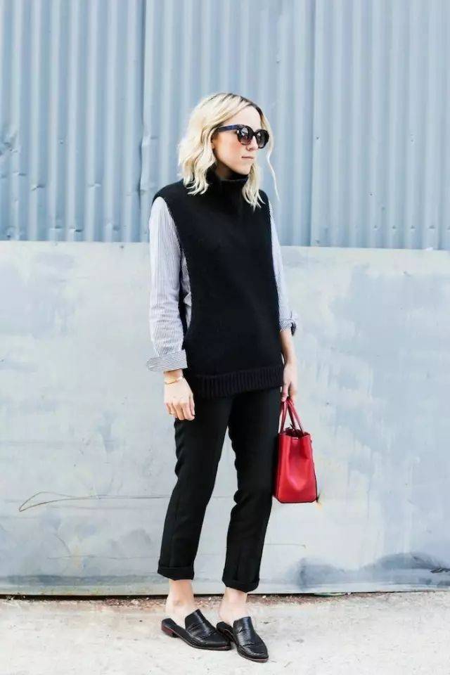 视觉|时尚穿搭 | 9分裤+平底鞋=早秋绝配