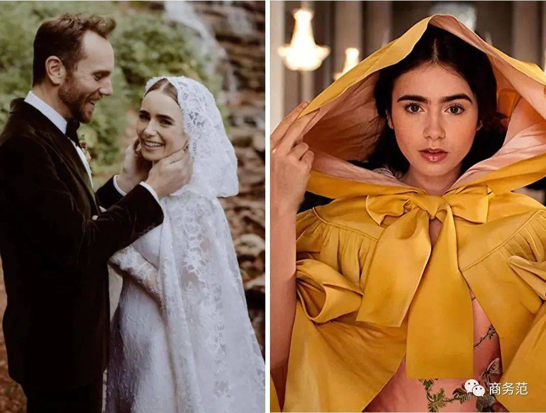 Collins|32岁“白雪公主”结婚，穿Ralph Lauren婚纱太唯美！
