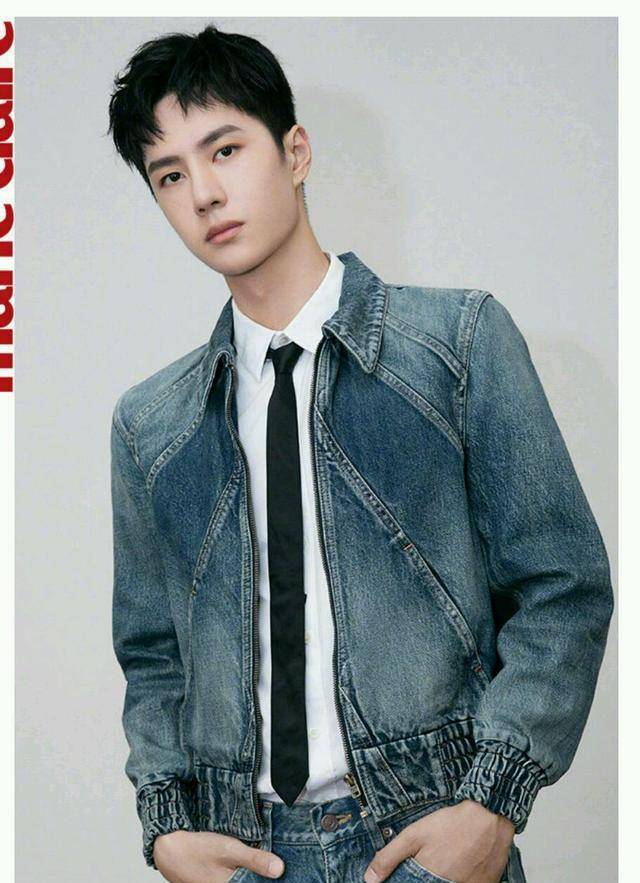 王一博最新写真曝光!利落短发配无框眼镜!牛仔配白衬衫纯欲十足_造型