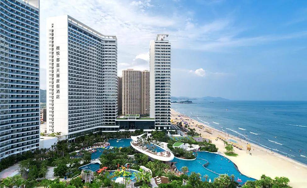 深圳东惠州双月湾五星级都喜天丽酒店网红打卡刷爆朋友圈过来试试呗