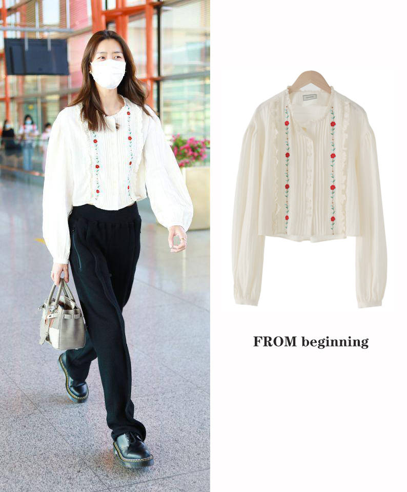 条纹|秋季衬衫如何挑选+穿搭？刘雯8套衬衫私服，教你走路带风、潇洒优雅