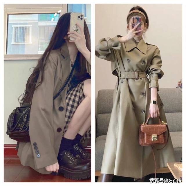 因为|两种颜色＝16套造型，真的太百搭了，时髦范爆棚