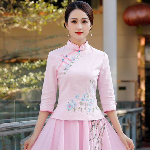 原创古力娜扎穿唐装演绎华服之美高髻美簪轻歌艳舞重回唐朝梦