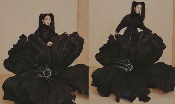 马尾|赵丽颖新造型蜕变大！扎双马尾似“天山童姥”，彻底摆脱乡村泥土气质