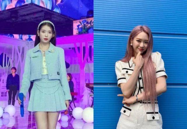 套装|这俩女顶流撞衫,不尴尬吗?